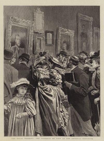 La boda real, los regalos en exhibición en el Instituto Imperial de Robert Barnes